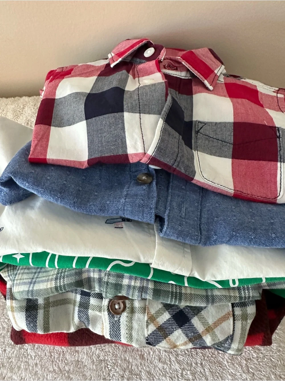 Assorted Boys 7 Piece Bundle. 12 Months.
